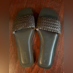 Madewell Dark Brown Woven Sandals